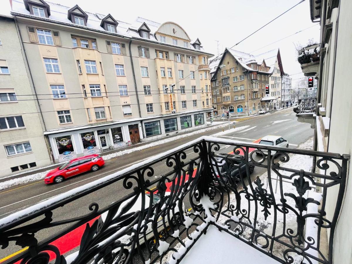 Beautiful, Bright, Large Apartment With Balcony Smarttv เซนต์กาลเลิน ภายนอก รูปภาพ
